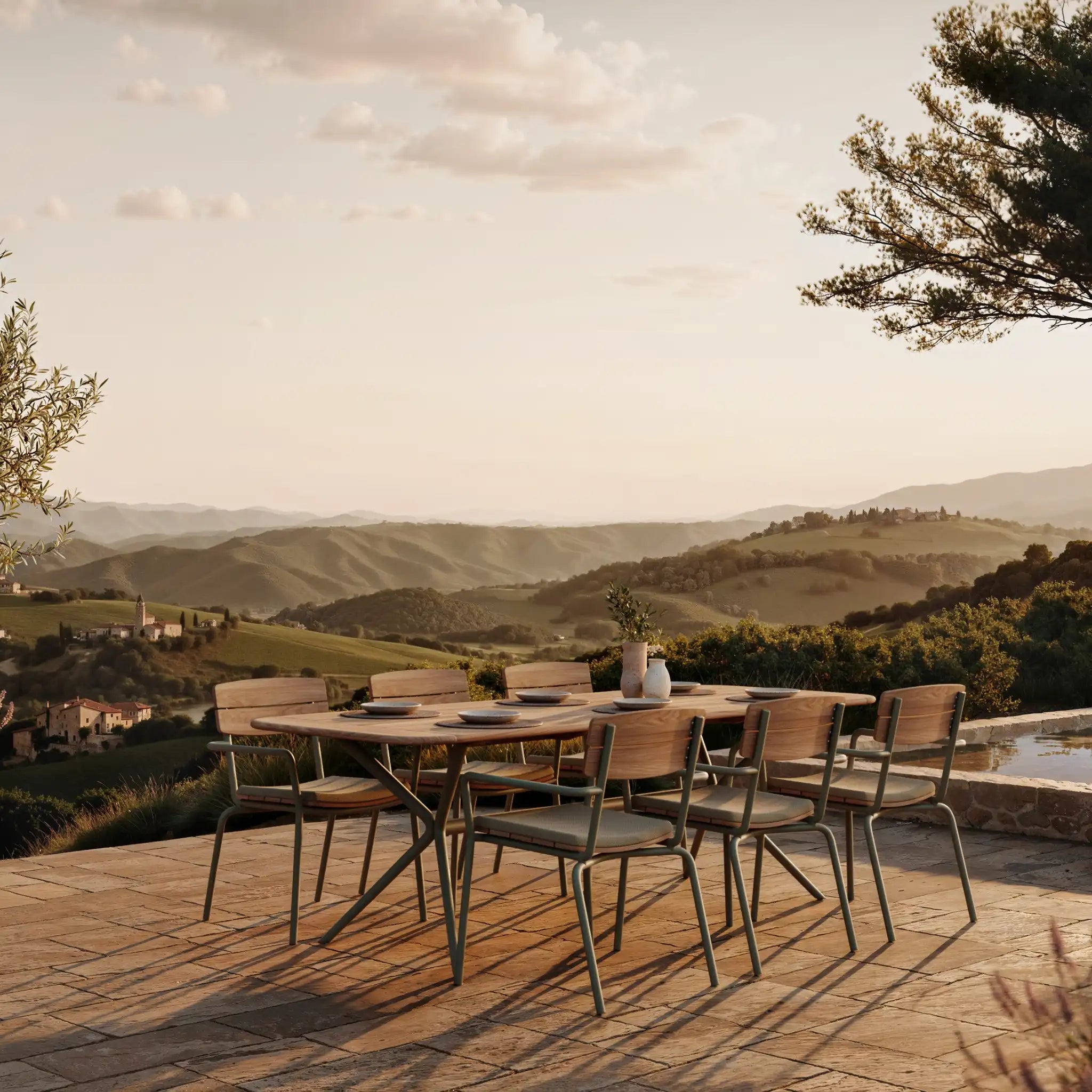 Dining Set Camogli - 6 Personen