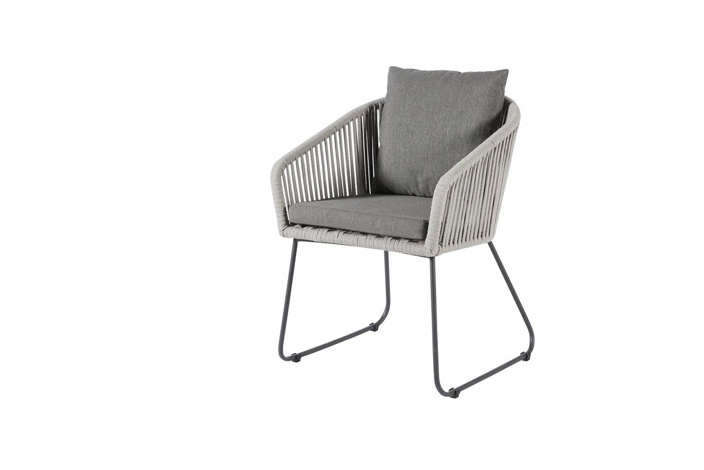 Kos Stuhl Light Gery/Dunkelgrau Diamond Garden Lounge & Co. 