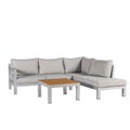 Loungeset Midori Ottomane Yoi Salix Flaxbeige Lounge & Co.