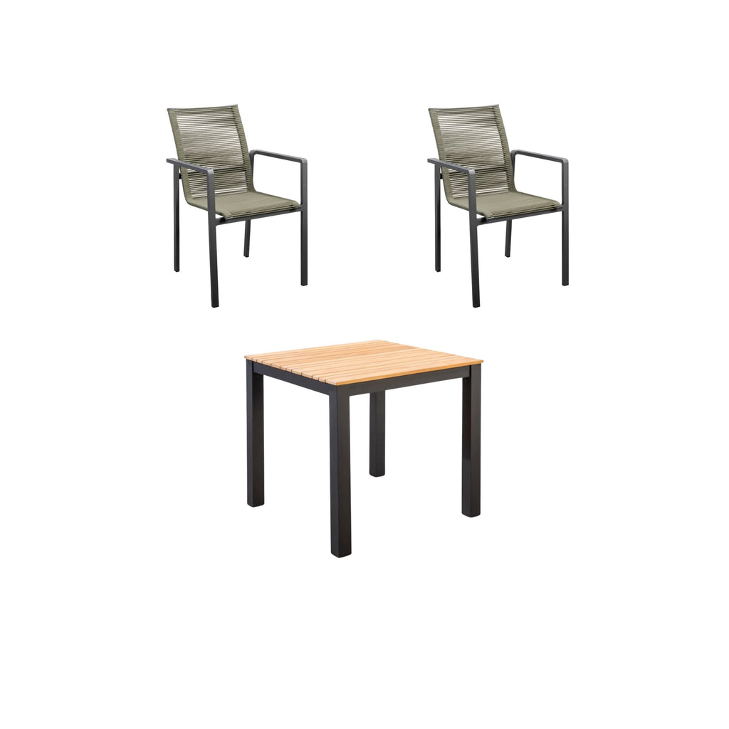 Dining Set 2 Personen Arashi/Ishi Yoi Lounge & Co.