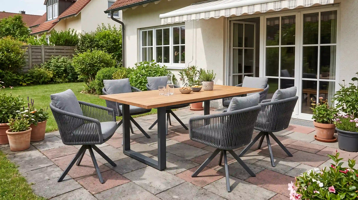 Hochwertige Tische Teak und Keramik Lounge und Co